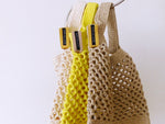 Carica l&#39;immagine nel visualizzatore di Gallery, Borse da spiaggia a rete all&#39;uncinetto in cotone di que lo que
